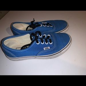 Blue Vans authentic